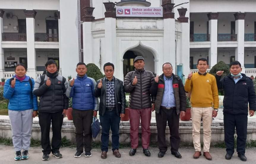 निर्बाचन आयोगमा मंगोल नेशनल अर्गनाइजेशनको  ज्ञापन पत्र