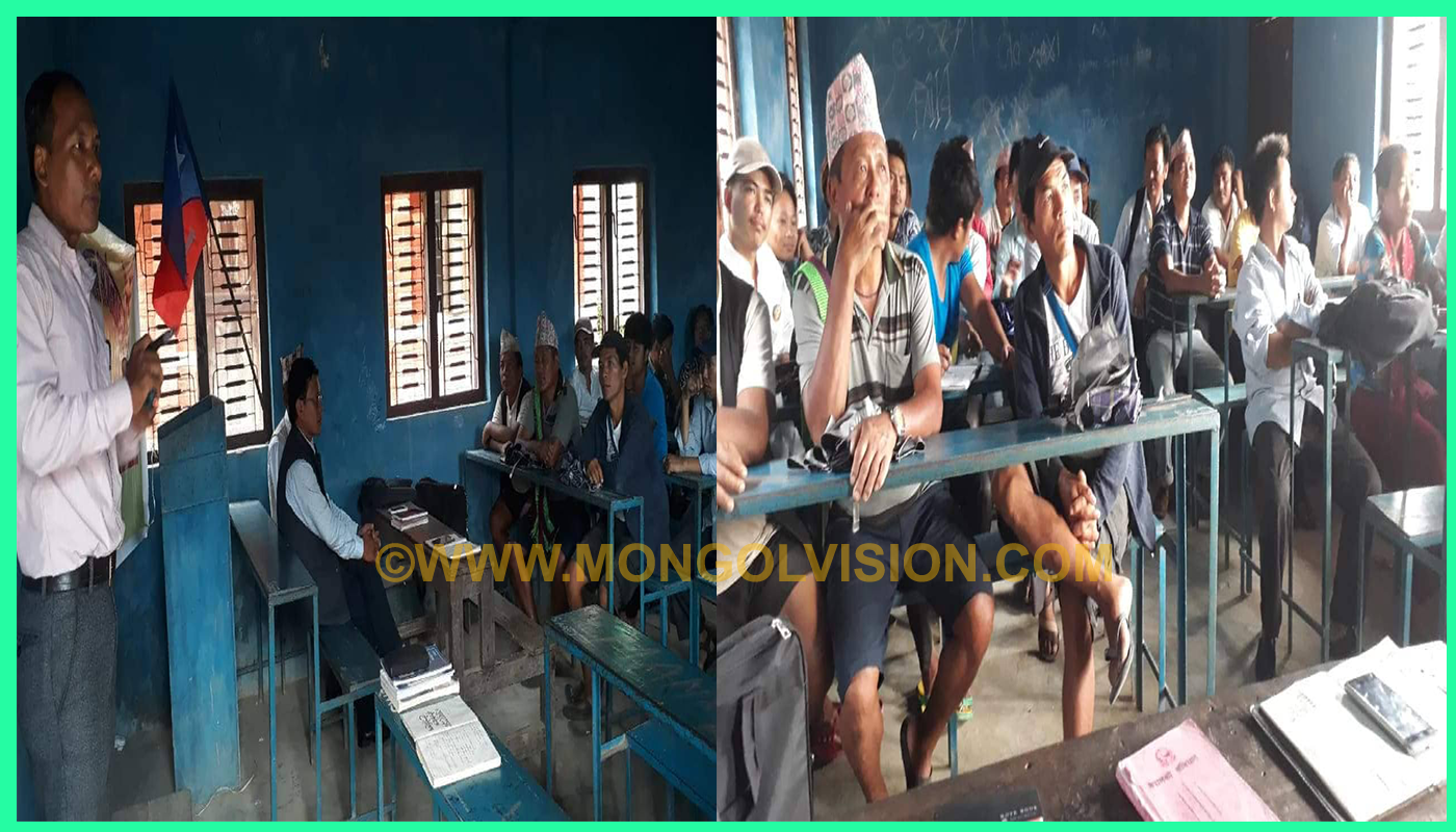 इलाम जिल्लाको माङ्सेबुङ गाउँ  तदर्थ  सभा गठन ।