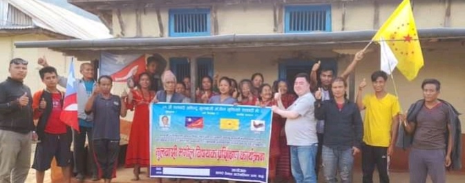 एम एनओ जिल्ला सभा काभ्रेले थाल्यो गाउँ अभियान