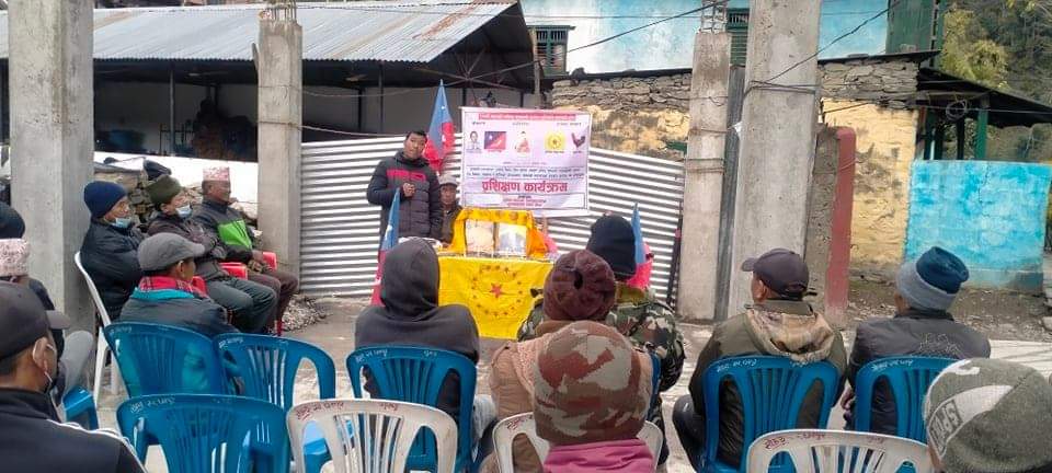 लम्जुङको  सुन्दरबजारमा एम. एन. ओ. को प्रशिक्षण