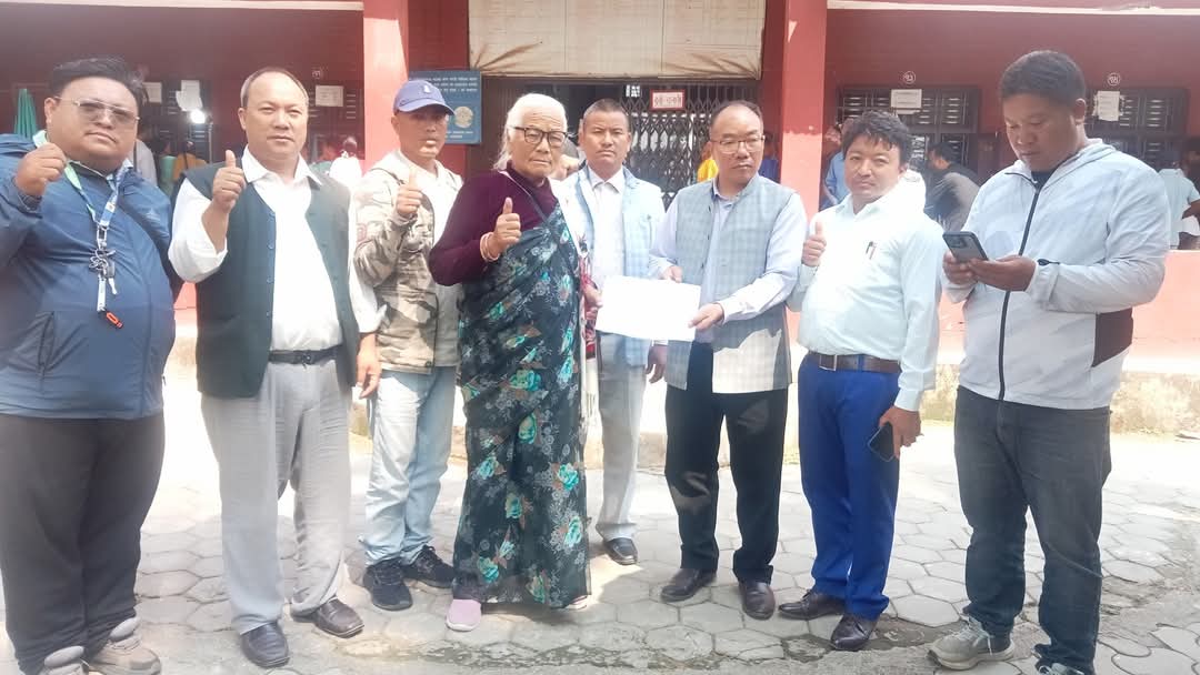 केन्द्रीय सदस्य मगरद्वारा संगठन लाई  २५ लाख मुल्य बराबरको जग्गा प्रदान