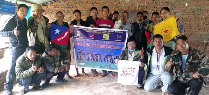 क्यान्सर रोगी लाई  एम एनओ दाङको सहयोग