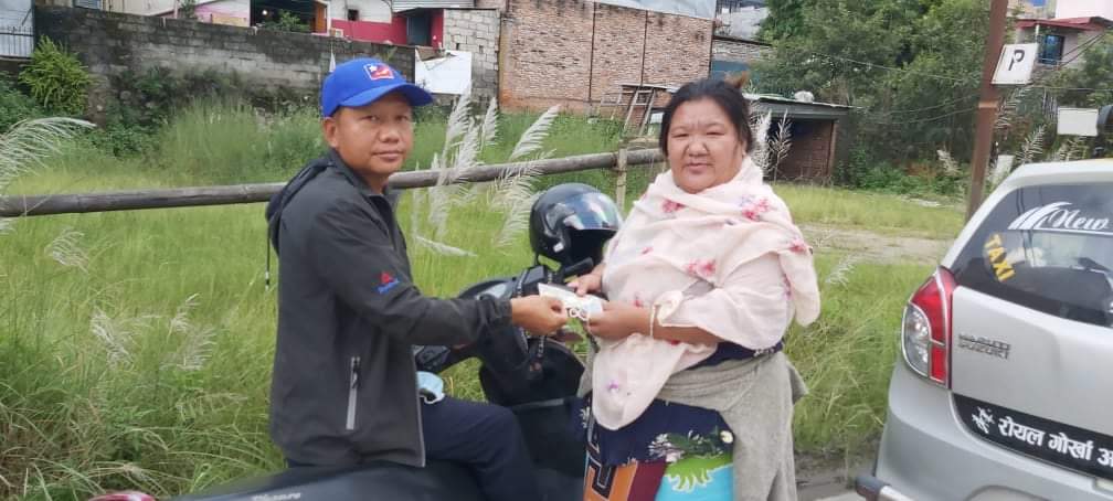 क्यान्सर पीडितलाई प्रबास सभा कतारको आर्थिक सहयोग