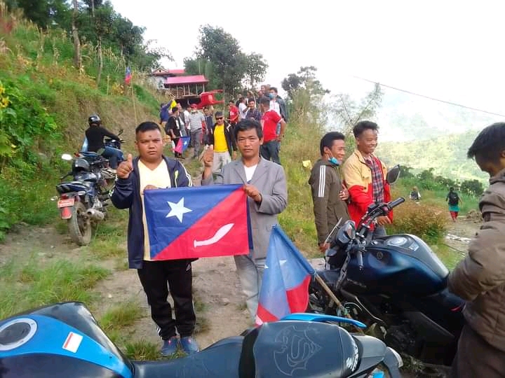 पाथरमा मोटरसाइकल र्याली सहित दसै बहिष्कार